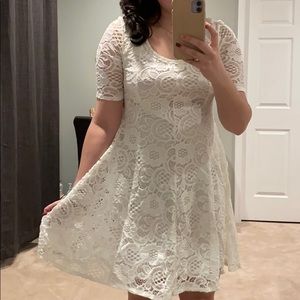White Lace Dress NWT